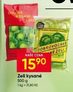 Hruška ZELÍ KYSANÉ nabídka