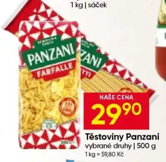 Hruška TĚSTOVINY PANZANI nabídka