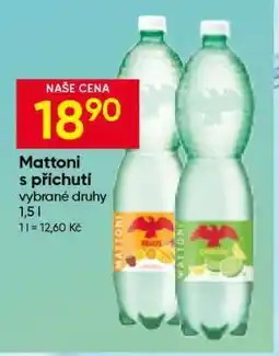 Hruška Mattoni s příchutí nabídka