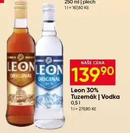 Hruška Leon 30% Tuzemák/Vodka nabídka