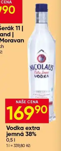 Hruška Nicolaus Vodka nabídka