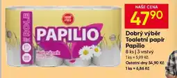 Hruška Toaletní papír Papilio nabídka
