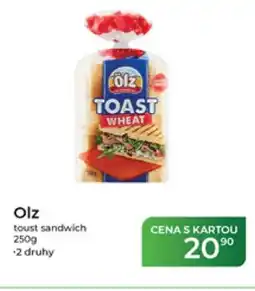 Tamda Foods Olz toust sandwich nabídka
