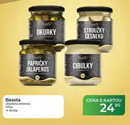 Tamda Foods Bassta skladaná zelenina nabídka