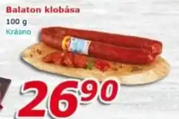 ESO MARKET Balaton klobása nabídka