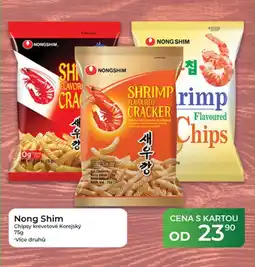 Tamda Foods Nong Shim Chipsy krevetové Korejský nabídka