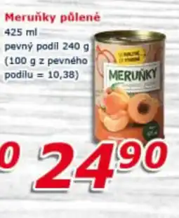 ESO MARKET MERUŇKY Půlené nabídka