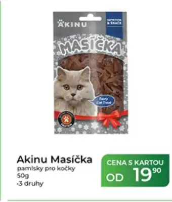 Tamda Foods Akinu Masíčka pamlsky pro kočky nabídka