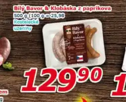 ESO MARKET Bily bavor & klobáska z paprikova nabídka