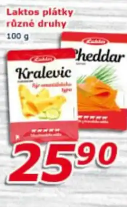 ESO MARKET LAKTOS Plátky. různé druhy nabídka