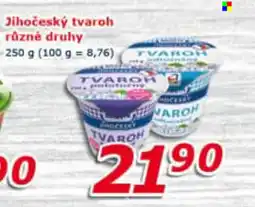 ESO MARKET JIHOČESKÝ Tvaroh různé druhy nabídka
