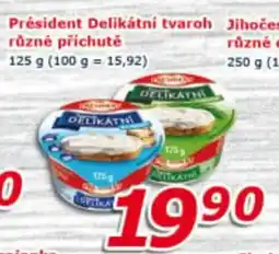 ESO MARKET PRÉSIDENT Delikátní tvaroh různé příchutě nabídka