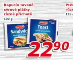 ESO MARKET KAPUCÍN Tavené sýrové plátky různé příchutě nabídka