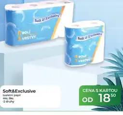 Tamda Foods Soft&Exclusive toaletní papír nabídka