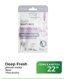 Tamda Foods Deep Fresh pleťová maska nabídka