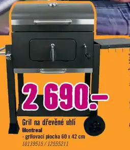 Hornbach Gril na dřevěné uhlí Montreal nabídka