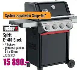Hornbach Weber Spirit E-410 Black nabídka