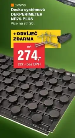 DEK Deska systémová DEKPERIMETER NR75-PLUS nabídka