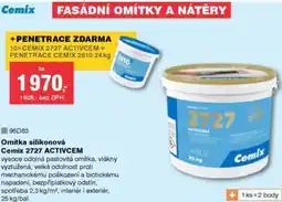 DEK Omítka silikonová Cemix 2727 ACTIVCEM nabídka