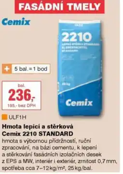DEK Hmota lepicí a stěrková Cemix 2210 STANDARD nabídka