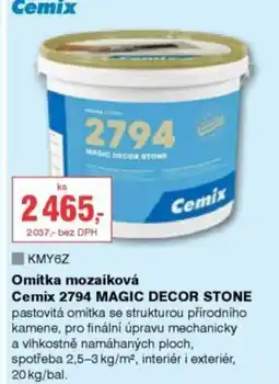 DEK Omítka mozaiková Cemix 2794 MAGIC DECOR STONE nabídka