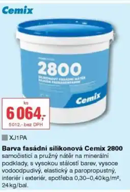 DEK Barva fasádní silikonová Cemix 2800 nabídka
