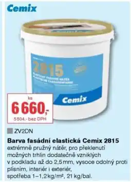DEK Barva fasádní elastická Cemix 2815 nabídka