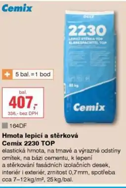 DEK Hmota lepicí a stěrková Cemix 2230 TOP nabídka