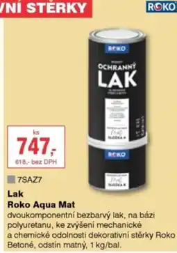 DEK Lak Roko Aqua Mat nabídka