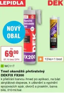 DEK Tmel okamžitě přetíratelný DEKFIX FX200 nabídka