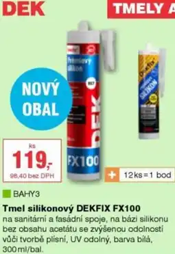 DEK Tmel silikonový DEKFIX FX100 nabídka