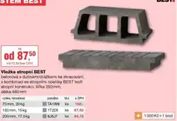 DEK Vložka stropní BEST nabídka