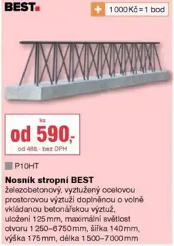 DEK Nosník stropní BEST nabídka