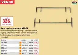 DEK Sada ocelových spon VELOX nabídka