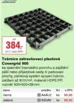 DEK Tvárnice zatravňovací plastová Covergrid 900 nabídka