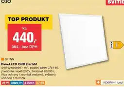DEK Panel LED ORO Backlit nabídka