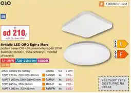 DEK Svítidlo LED ORO Egir a Mars nabídka