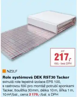 DEK Role systémová DEK RST30 Tacker nabídka