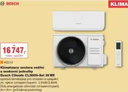 DEK Klimatizace sestava vnitřní a venkovní jednotky Bosch Climate CL3000i-Set 26 WE nabídka