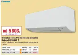 DEK Klimatizace vnitřní nástěnná jednotka Daikin SENSIRA C nabídka