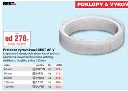 DEK Prstenec vyrovnávací BEST AR-V nabídka