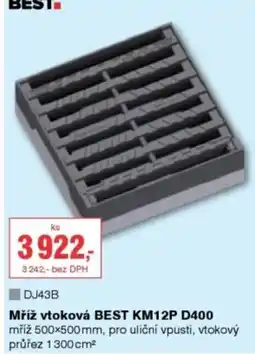 DEK Mříž vtoková BEST KM12P D400 nabídka