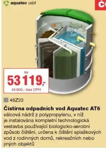 DEK Čistírna odpadních vod Aquatec AT6 nabídka