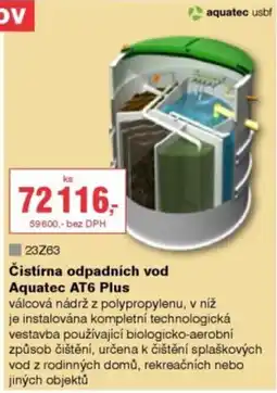 DEK Čistírna odpadních vod Aquatec AT6 Plus nabídka