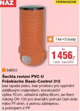 DEK Šachta revizní PVC-U Fränkische Basic-Control 315 nabídka