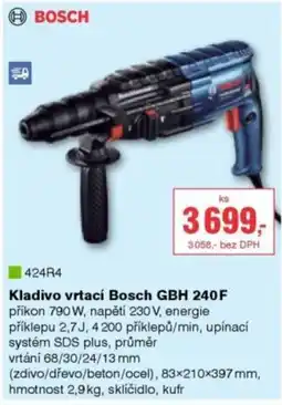 DEK Kladivo vrtací Bosch GBH 240F nabídka