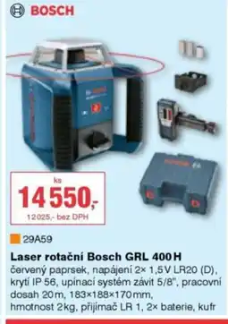DEK Laser rotační Bosch GRL 400 H nabídka