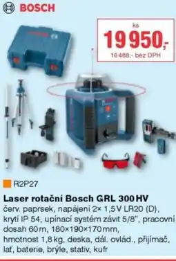 DEK Laser rotační Bosch GRL 300 HV nabídka