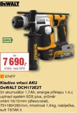 DEK Kladivo vrtací AKU DeWALT DCH172E2T nabídka