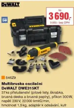 DEK Multibruska oscilační DeWALT DWE315KT nabídka